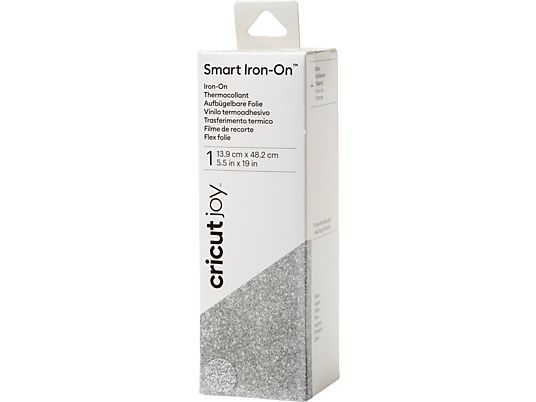 CRICUT Smart Iron-ON - Pellicola termoadesiva (Argento glitter)