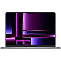 APPLE MacBook Pro M2 Pro, 2023, Notebook mit 14,2 Zoll Display, Apple M-Series Prozessor, 16 GB RAM, 512 GB SSD, 16‑Core GPU, Space Grau