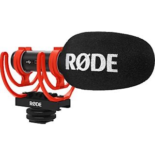 RODE VideoMic GO II - Microfono (Nero/Rosso)