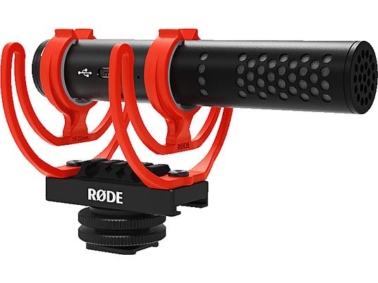 RODE VideoMic GO II - Mikrofon (Schwarz/Rot)