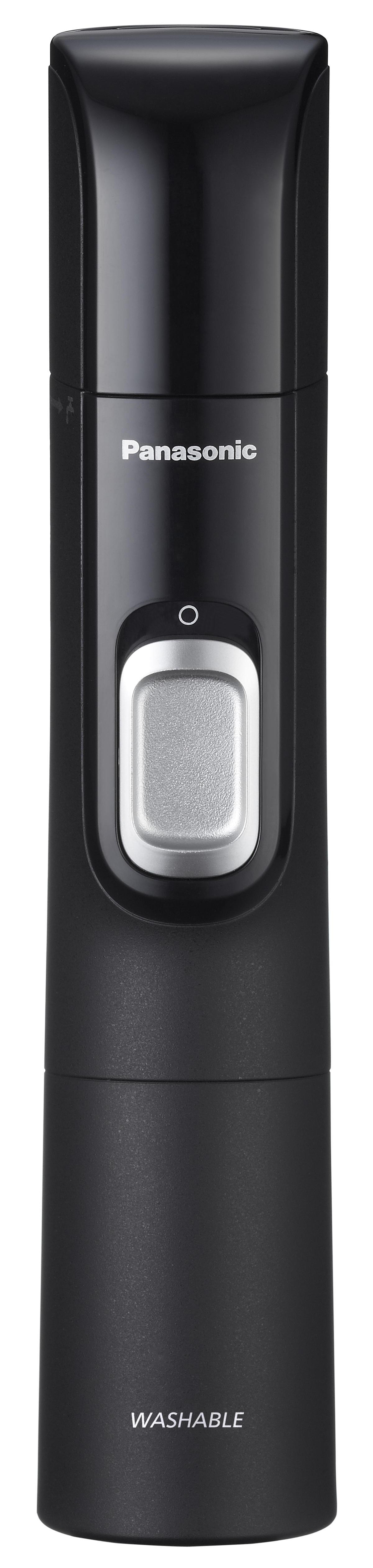 Schwarzer Panasonic Trimmer mit silbernem Knopf.