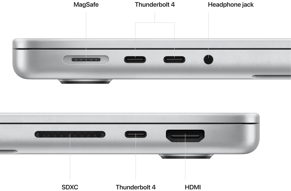 APPLE MacBook Pro 14" M2 Pro 512 GB Silver 2023 AZERTY (MPHH3F)