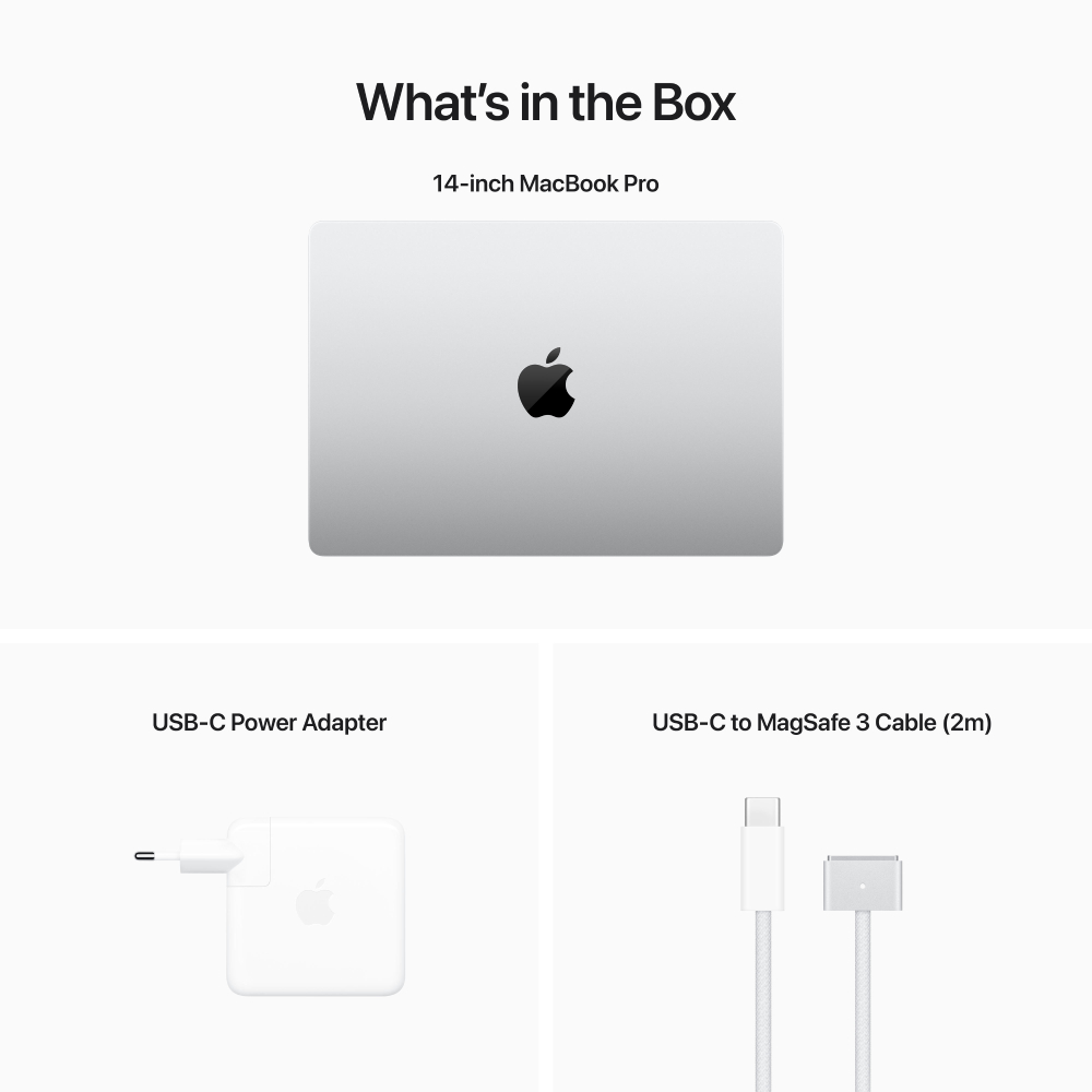 APPLE MacBook Pro 14" M2 Pro 512 GB Silver 2023 AZERTY (MPHH3F)