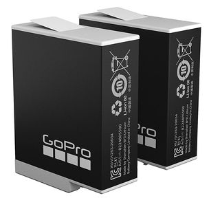 Batería cámara - GoPro Enduro Battery 2 Pack, Para GoPro Hero 9/10/11/12, 2 Unidades, Negro