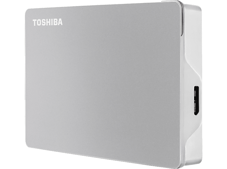Silver HDD, 2,5 extern, 4 Canvio TB Festplatte, TOSHIBA Flex Zoll,