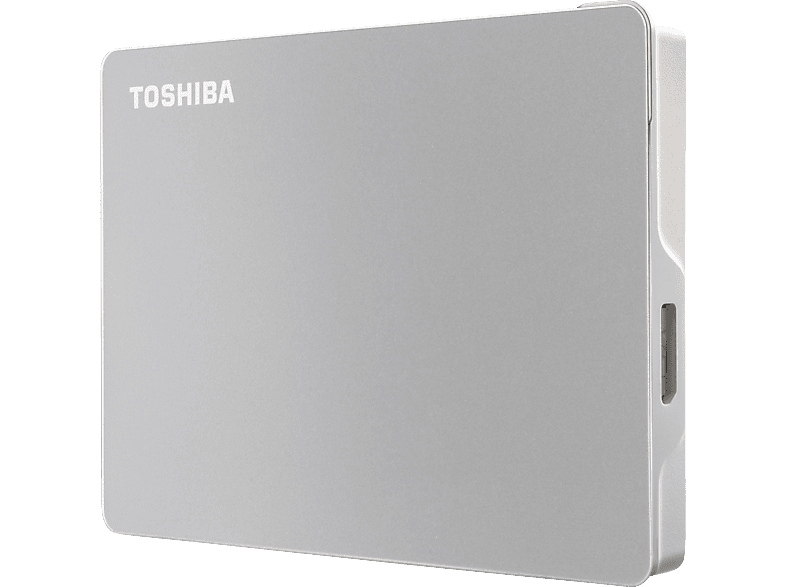 TOSHIBA Canvio Flex Exklusive Festplatte, 1 TB HDD, 2,5 Zoll, extern, Silver