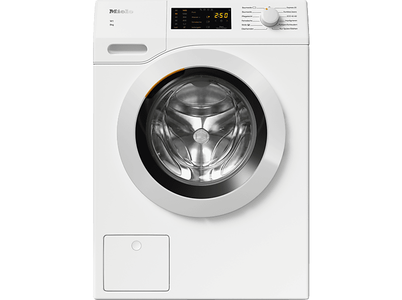 MIELE WCD130 WCS W1 Chrome Edition Waschmaschine (8 kg, 1400 U/Min., A, Flusenfilter, Fremdkörperfilter)
