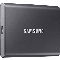 SAMSUNG Portable SSD T7 Festplatte, 2 TB SSD, extern, Titan grey