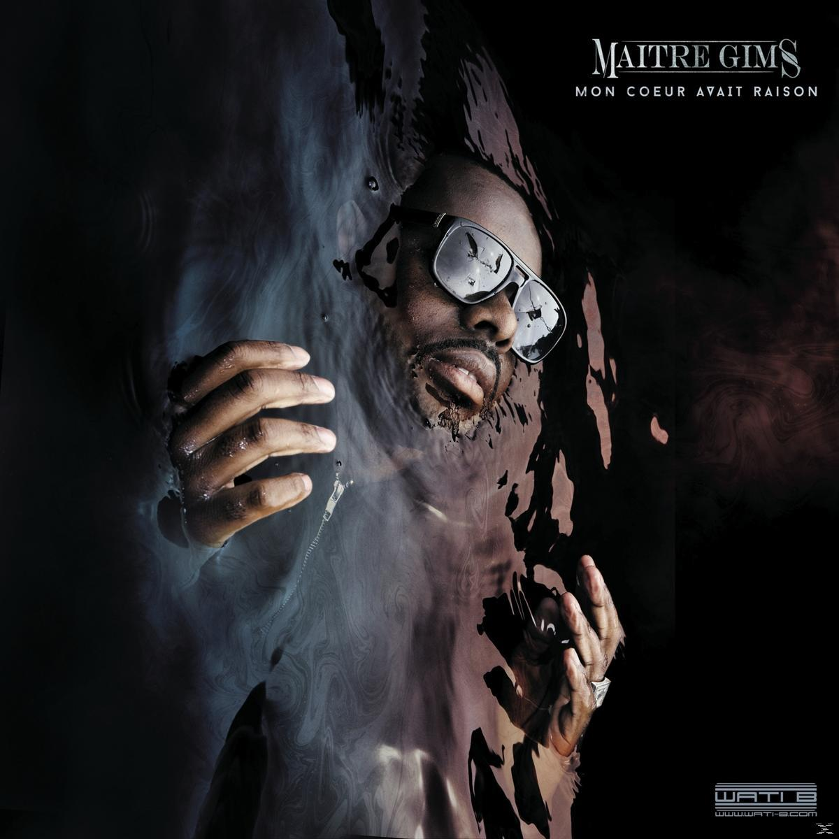 Egy napszemüveges férfi a vízben, a "Mon Coeur Avait Raison" album címével.