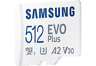 SAMSUNG 512GB Evo Plus MicroSDXC UHS-I U3 V30 A2 130MB/S 4K MB-MC512KA/APC Hafıza Kartı_1