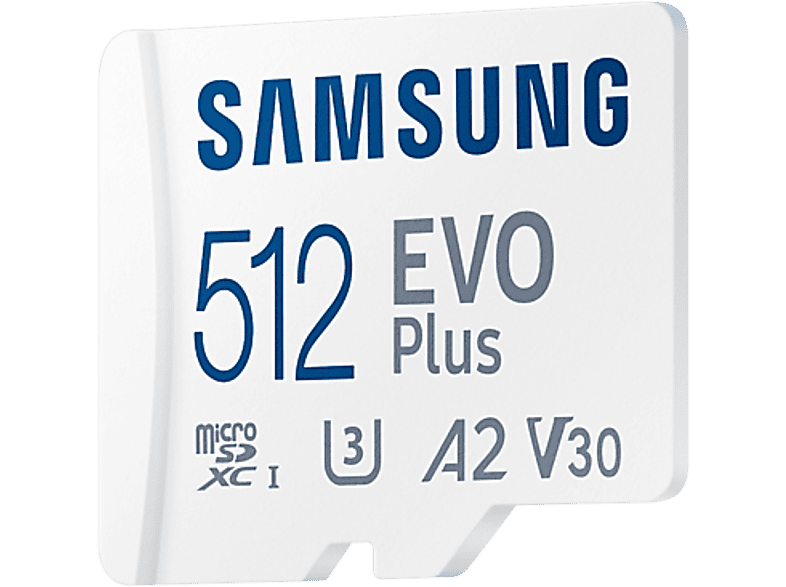 SAMSUNG 512GB Evo Plus MicroSDXC UHS-I U3 V30 A2 130MB/S 4K MB-MC512KA/APC Hafıza Kartı_1