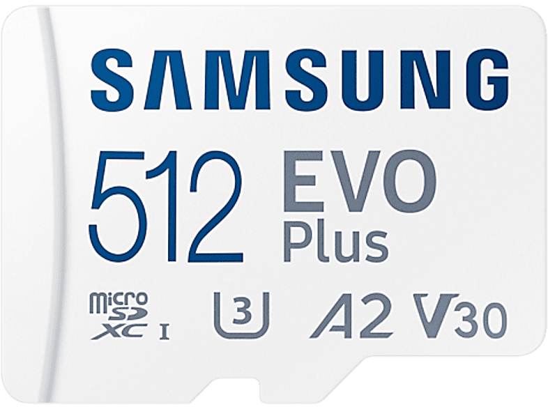 SAMSUNG 512GB Evo Plus MicroSDXC UHS-I U3 V30 A2 130MB/S 4K MB-MC512KA/APC Hafıza Kartı_2