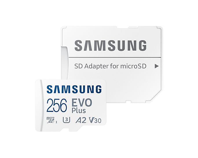 256GB Evo Plus MicroSDXC UHS-I U3 V30 A2 130MB/S 4K MB-MC256KA/TR Hafıza Kartı