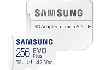 SAMSUNG 256GB Evo Plus MicroSDXC UHS-I U3 V30 A2 130MB/S 4K MB-MC256KA/TR Hafıza Kartı