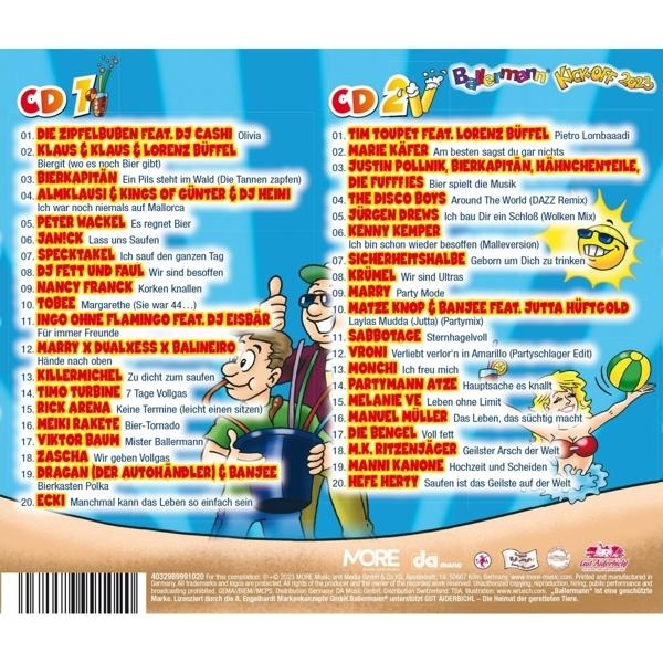VARIOUS - Ballermann Kick Off 2023  - (CD)