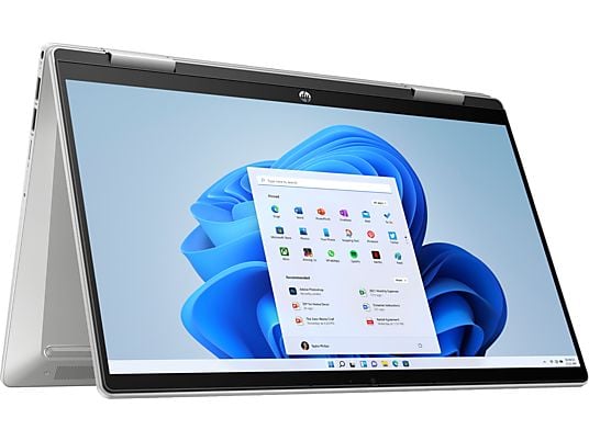 HP Pavilion x360 14-ek0534nz - Convertible 2 in 1 Laptop (14 ", 256 GB SSD, Natural Silver)