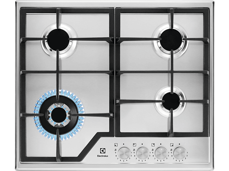 ELECTROLUX KGS64362SX Beépíthető gáz főzőlap, 60 cm