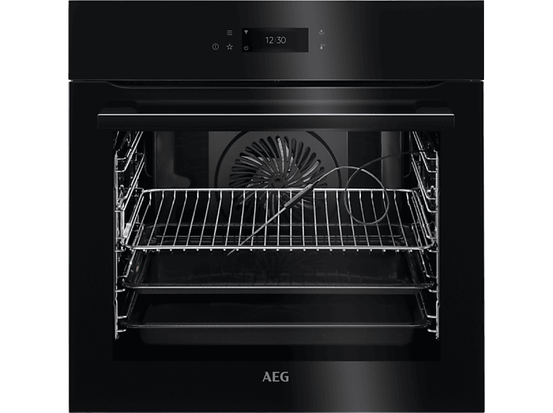 AEG BPE748380B Beépíthető sütő, WiFi, maghőmérő, pirolitikus tisztítás