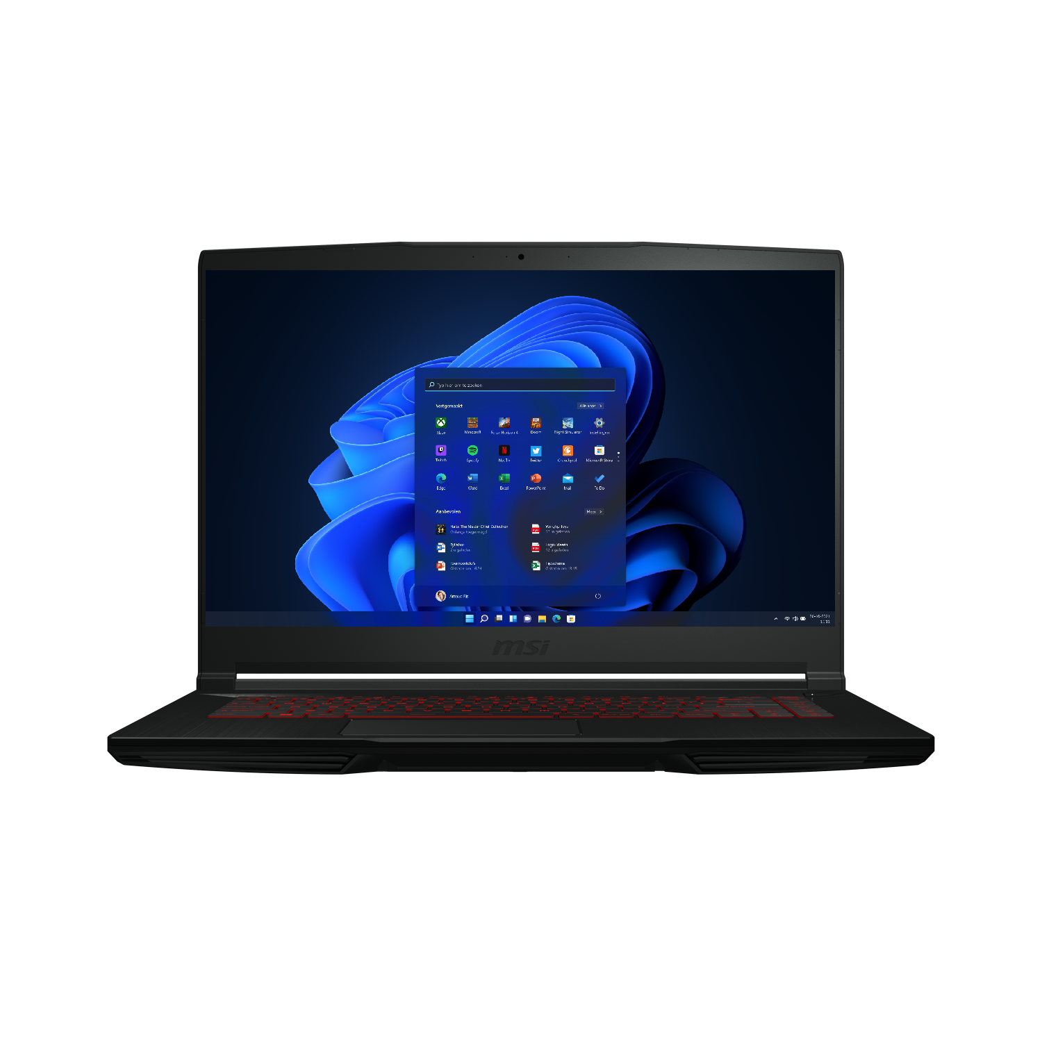 MSI Thin GF63 12VE-012NL - 15.6 inch - Intel Core i7 - 16 GB - 512 GB - GeForce RTX 4050