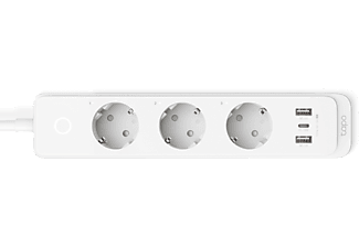 TP-LINK Tapo P300 1.5m 3'lü Akıllı Wi-Fi Priz Çoğaltıcısı Beyaz