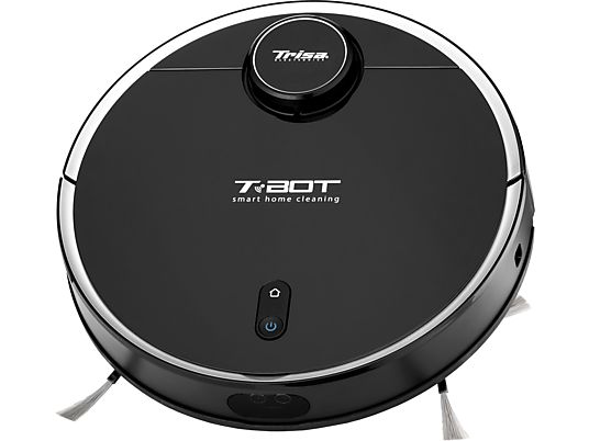 TRISA T-Bot - Robot aspirateur laveur (Noir)