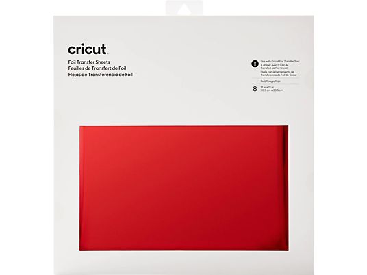 CRICUT 2008721 - Feuilles de transfert (Rouge)