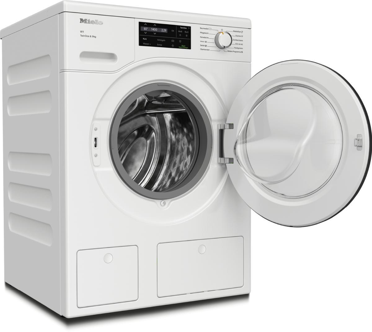 MIELE WCG660 WPS Fremdkörperfilter) Flusenfilter 1400 Waschmaschine TDos&9kg (9 Chrome W1 Edition kg, U/Min., A