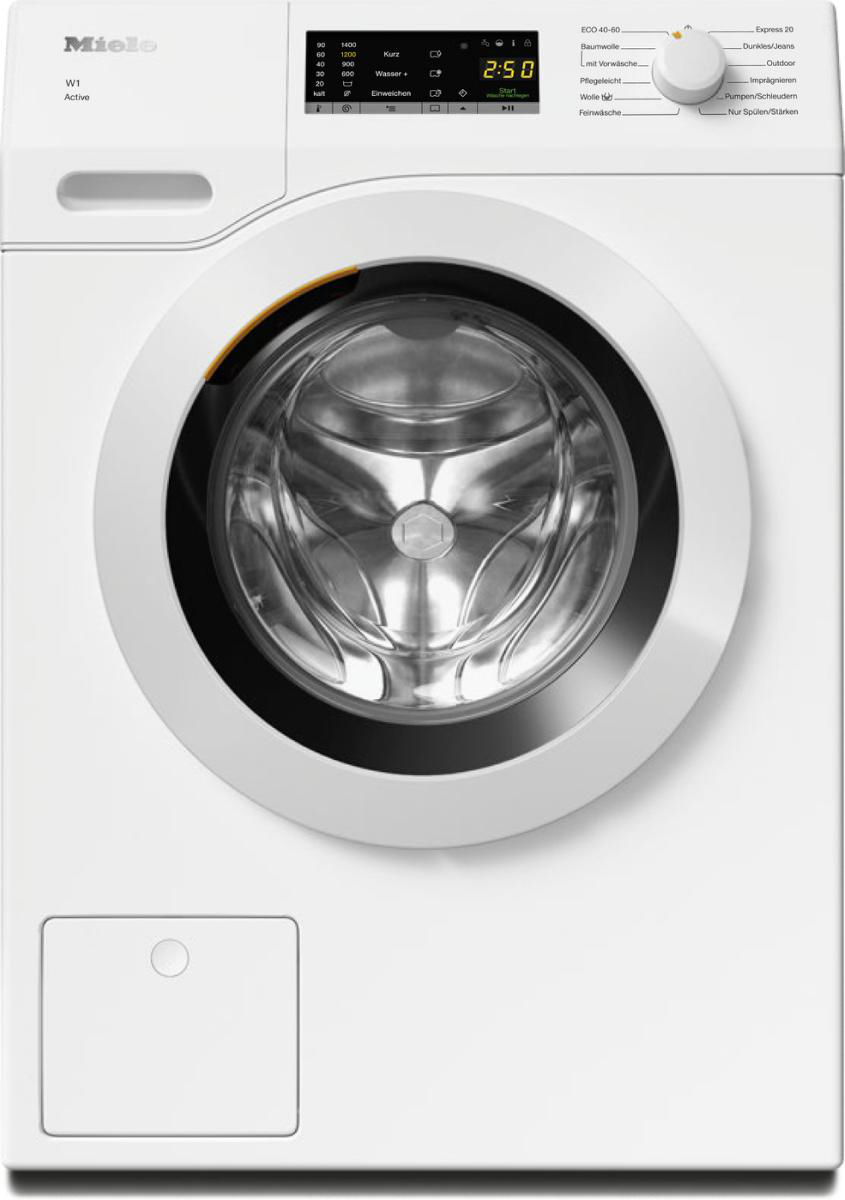 MIELE WCA030 WPS Active 1 Chrome Edition Waschmaschine (7,0 kg, 1400 U/Min., B, Flusenfilter Fremdkörperfilter)
