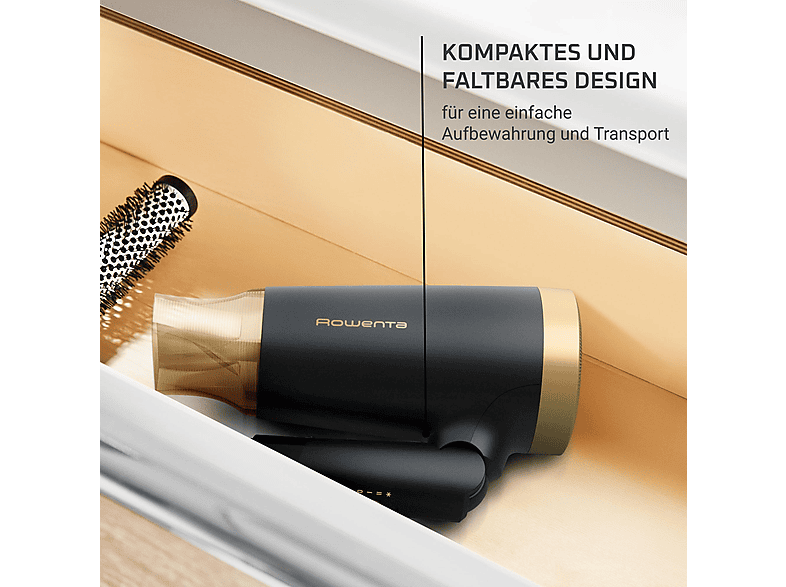 Rowenta Express Style CV1830 Haarföhn Schwarz (1900 Watt) — Foto 2 von 5