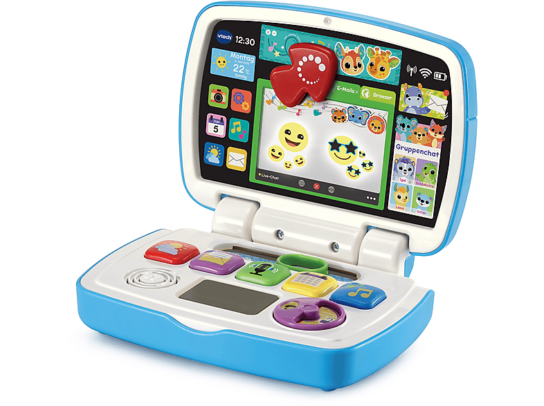Thumbnail - VTECH Tierfreunde-Laptop Baby-Laptop, Blau/Mehrfarbig