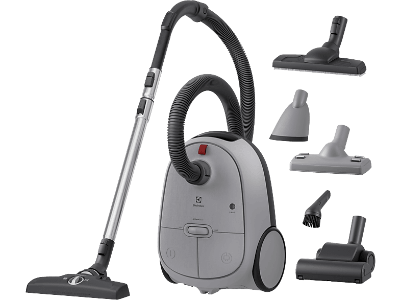 ELECTROLUX EB61A5UG Animal 600 - Staubsauger (Grau, Mit Beutel)