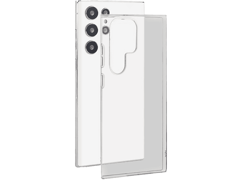 Funda móvil - ISY ISC 1033, Samsung Galaxy S23 Ultra, Transparente, Transparente