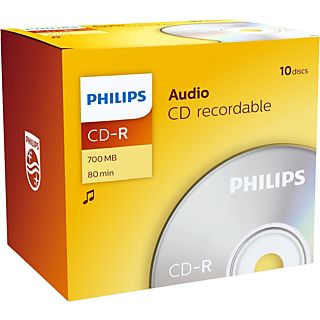 PHILIPS CD-R 80 DA 52X JEWEL (10) AUDIO