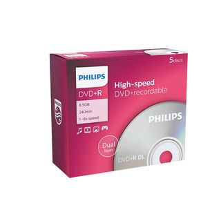 PHILIPS DR8S8J05C DVD+R DL 5 st.