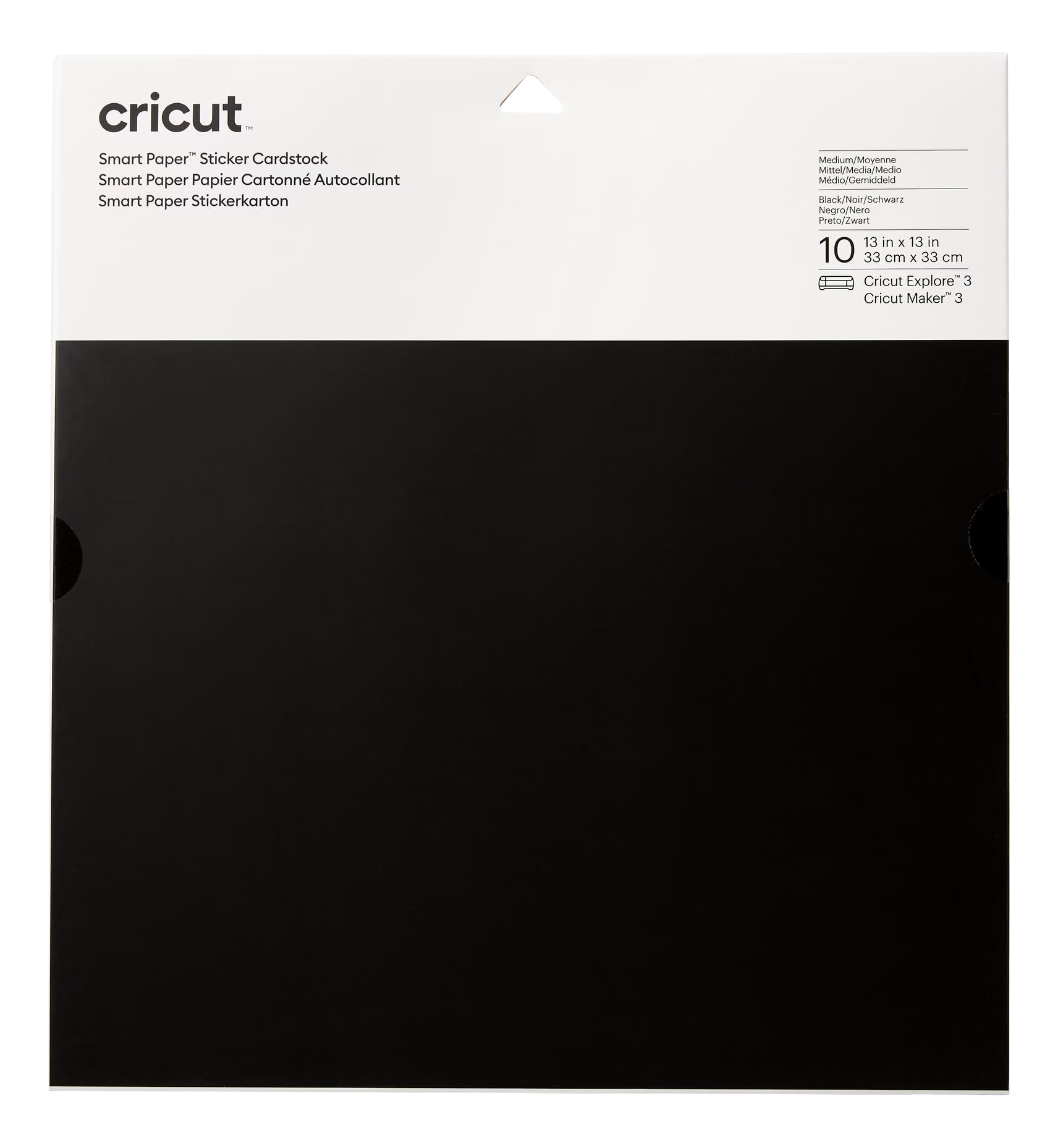 CRICUT Smart Paper - Papier autocollant (noir)