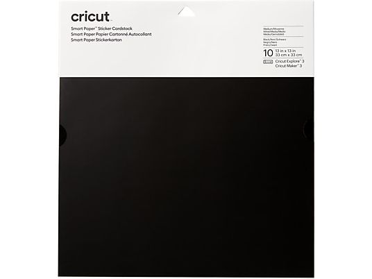 CRICUT Smart Paper - Carta adesiva (Nero)