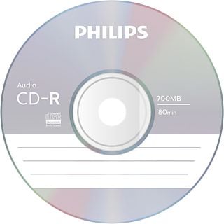 PHILIPS CD-R80 Audio Jewel Case 5Pack