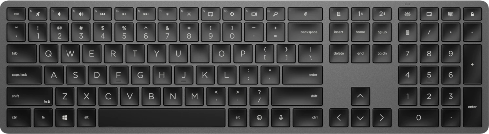 HP 975 Clavier sans fil Double mode AZERTY Noir (3Z726AA#AC0)
