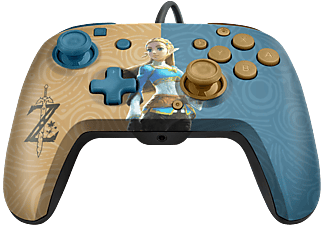 PDP Faceoff Deluxe + Audio Trådad Handkontroll till Nintendo Switch - Zelda