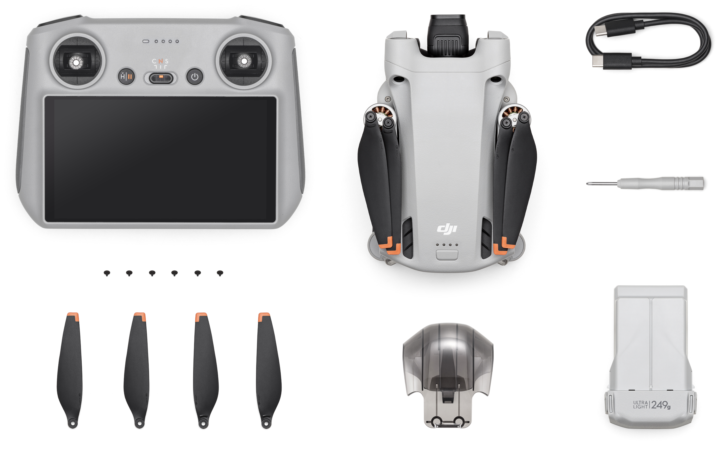 DJI Mini 3 Pro Bundle mit RC Fernsteuerung und Fly More Kit