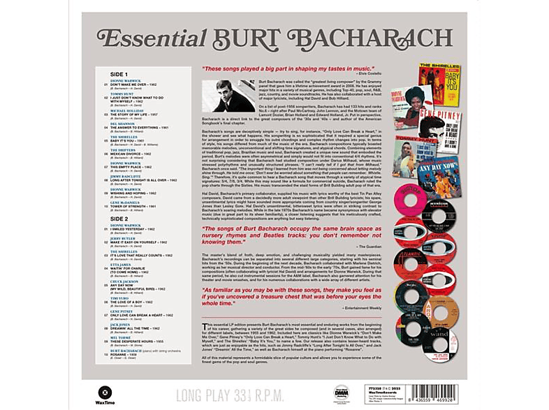 Burt Bacharach | Burt Bacharach - ESSENTIAL - (Vinyl) Sonstige - MediaMarkt