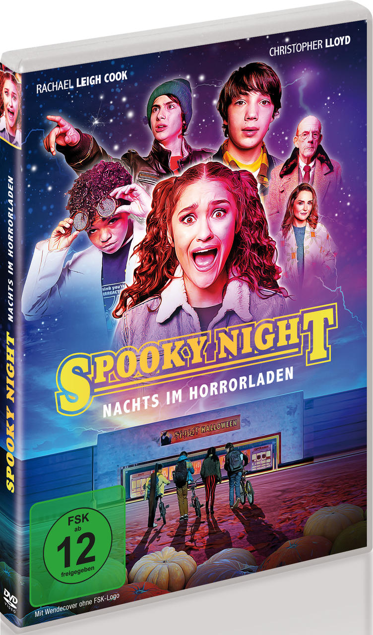 Das Cover des Films 'Spooky Night' mit Schauspielern.