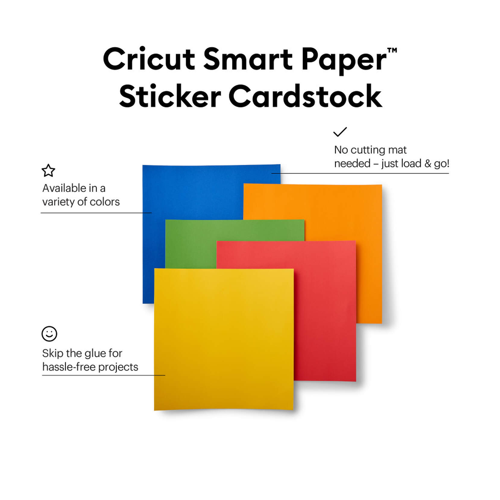 CRICUT Smart Paper - Farbkarton (Mehrfarbig)