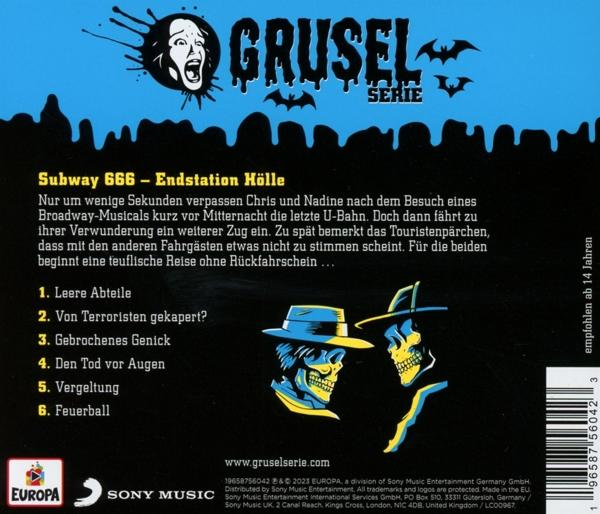 CD-Cover mit gruseliger Gesichts-Kunst und Text auf Deutsch.