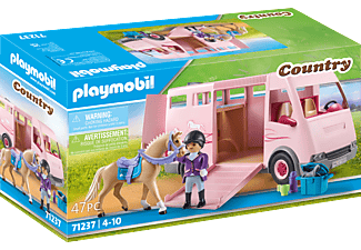 PLAYMOBIL 71237 Pferdetransporter Spielset, Mehrfarbig