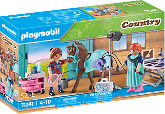 PLAYMOBIL 71241 Tierärztin für Pferde Spielset, Mehrfarbig