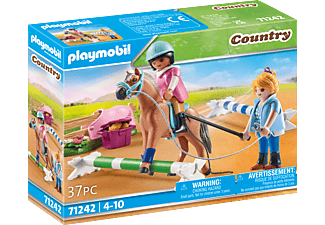 PLAYMOBIL 71242 Reitunterricht Spielset, Mehrfarbig