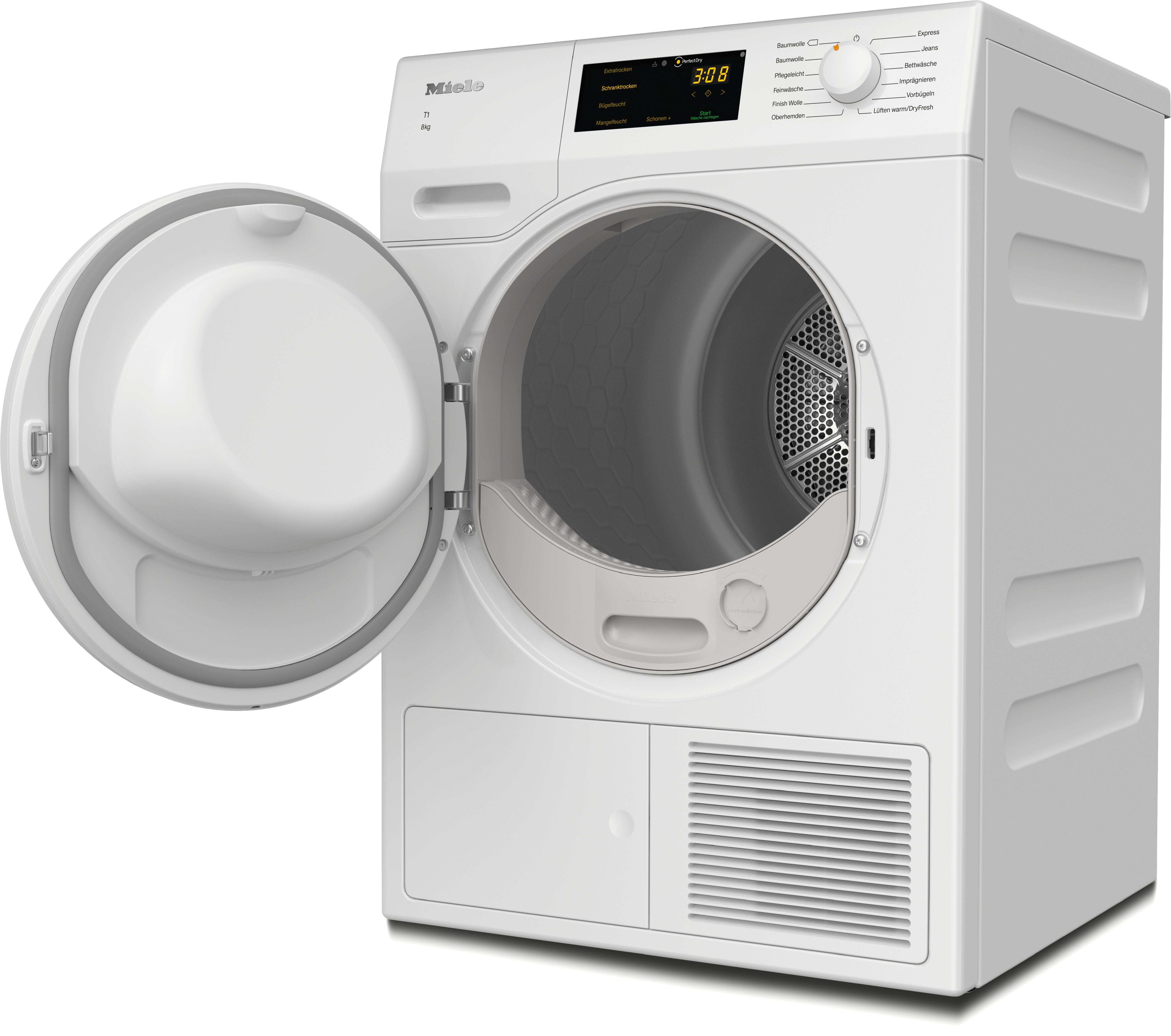 MIELE TCC230W Trockner T1 Chrome Edition (8 kg, A++, Lotosweiß)