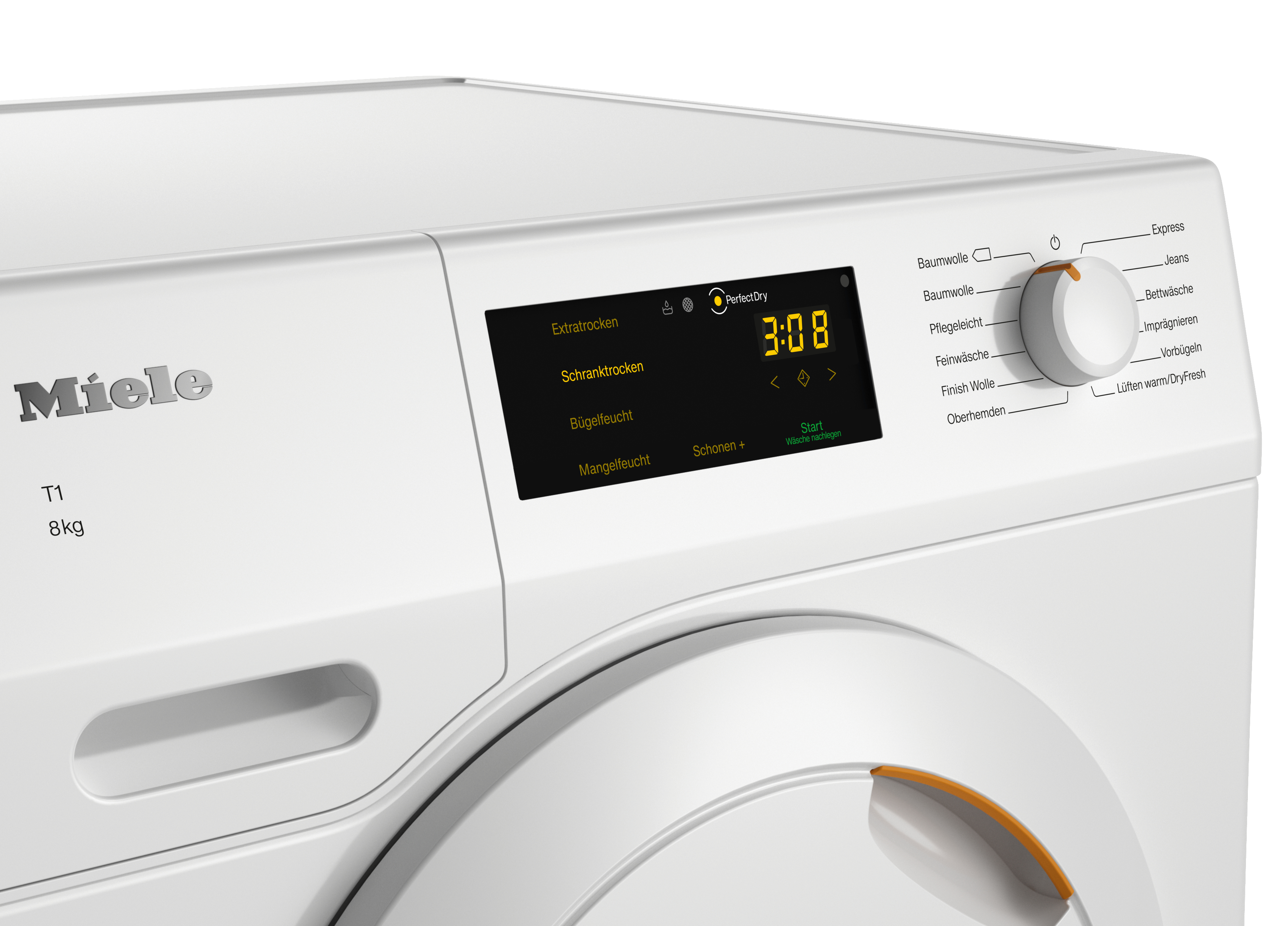 MIELE TCC230W Trockner T1 Chrome Edition (8 kg, A++, Lotosweiß)