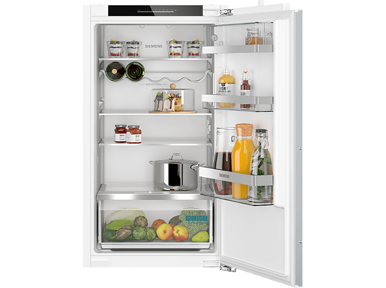 SIEMENS KI31RADD1 iQ500 Einbaukühlschrank (165 l, D, 1021 mm hoch, Weiß)